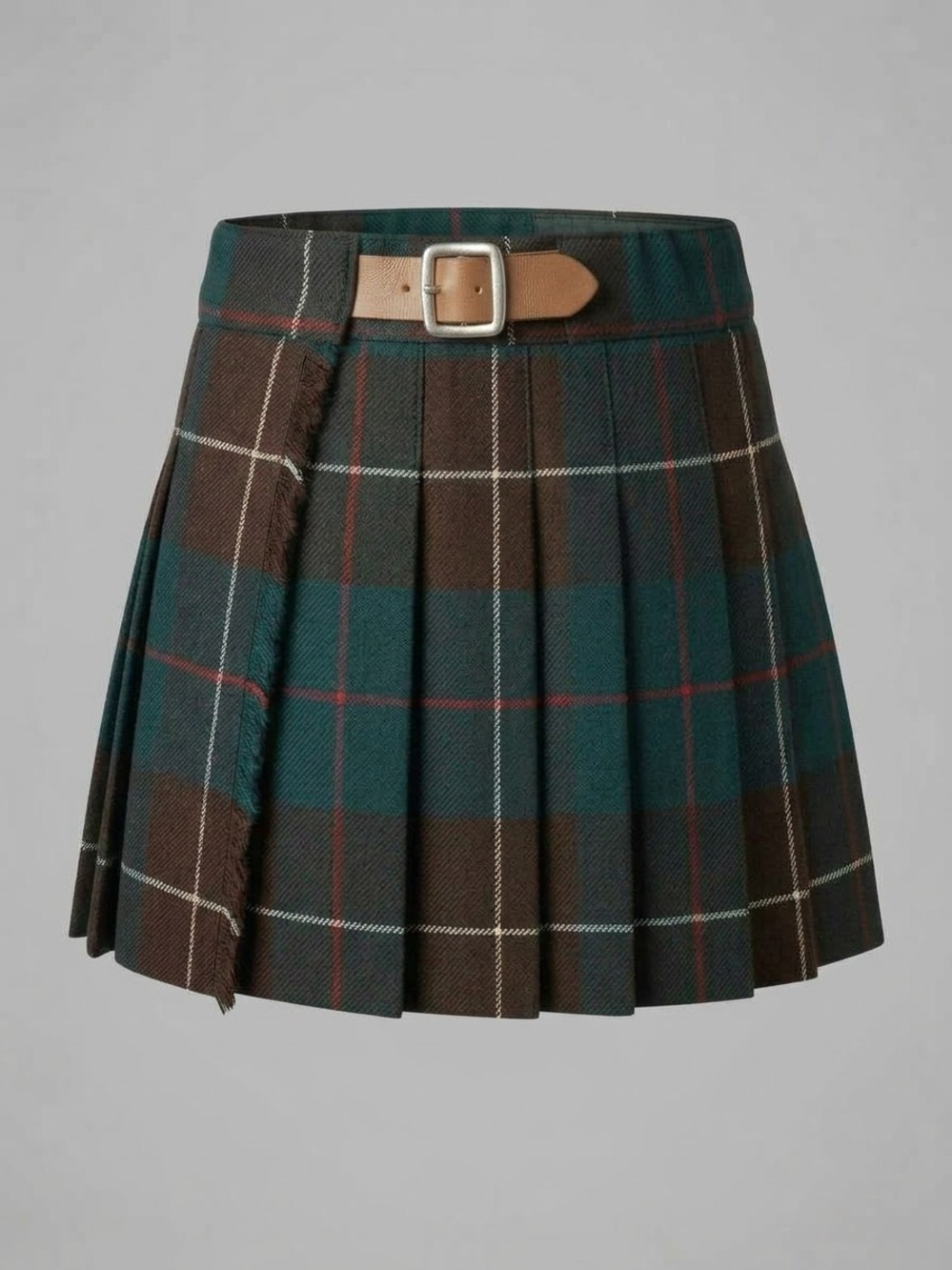 Girls 3 to 4 St Michael Plaid Tartan Klit skirt